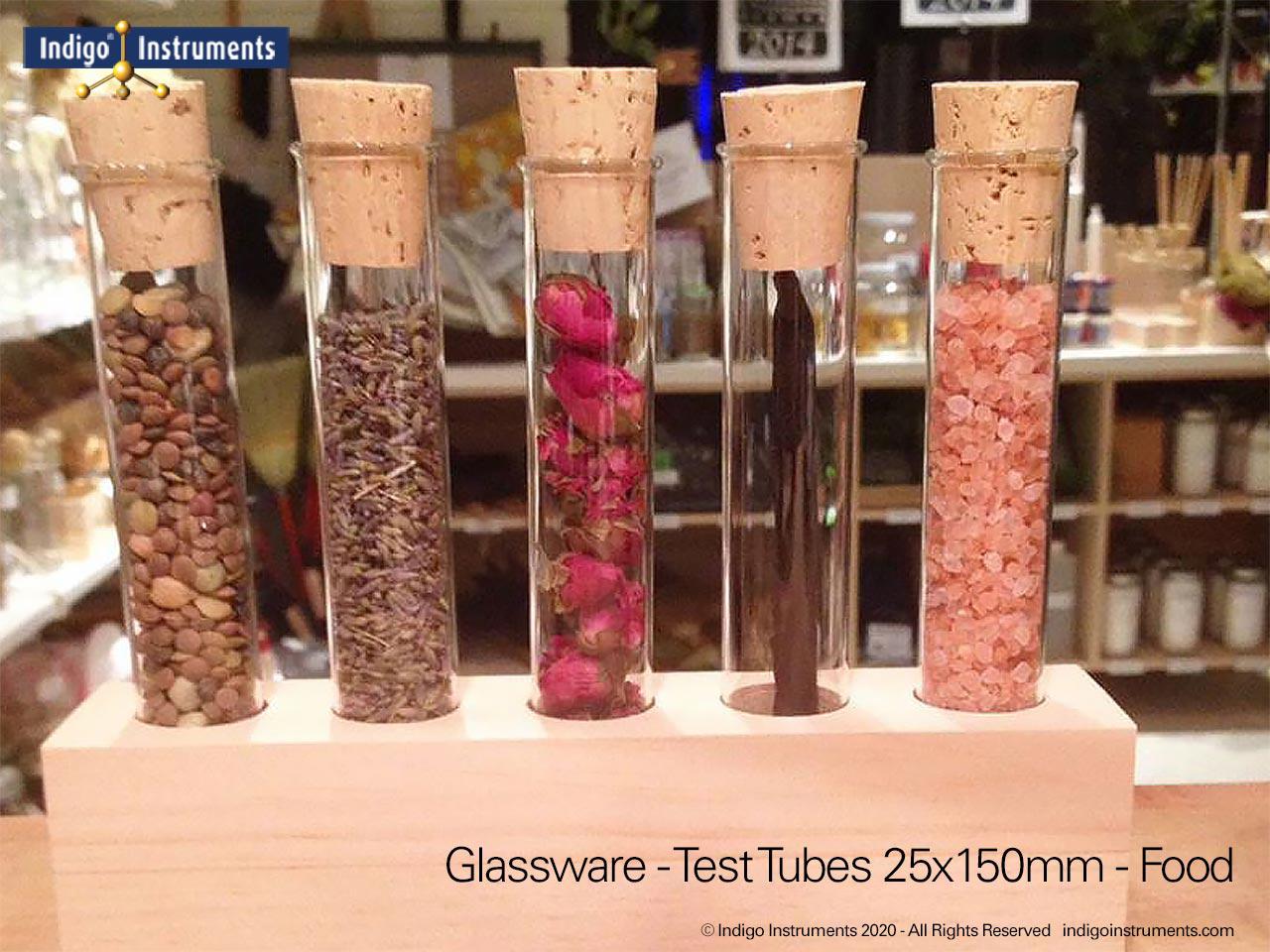Glass Test Tube Spice Holders