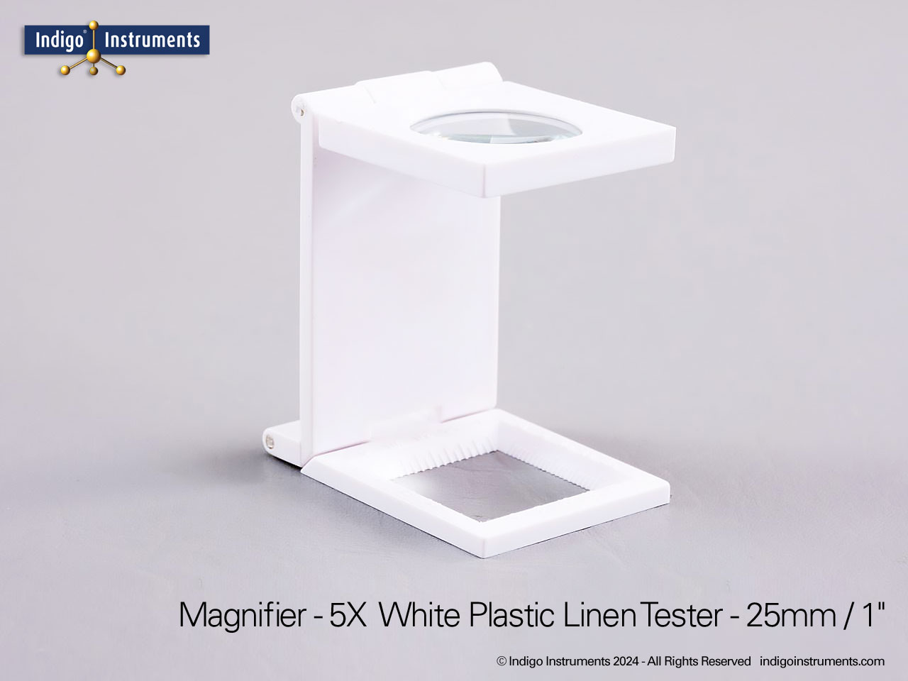 1"/25mm 5X Linen Tester