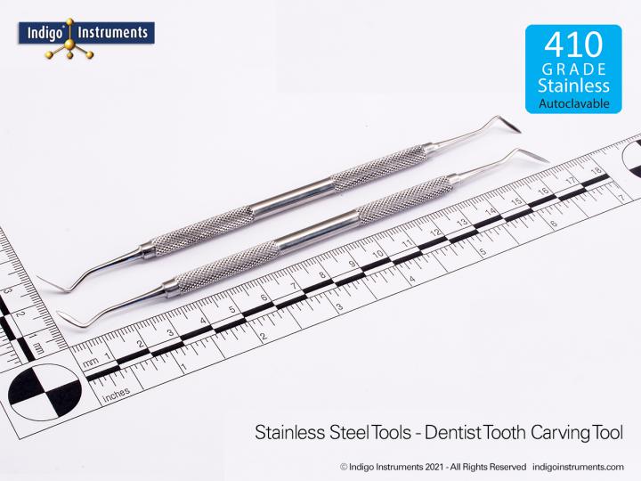 Carver, stainless steel, 150mm (6 inch) 2 ended