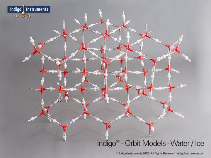 Water-Ice Crystal Lattice Model Kit, 154 Atoms, Orbit Style