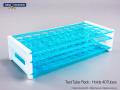 Test tube rack, plastic, holds 40 18mm test tubes