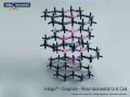 Alpha & Beta Graphite Structure Molecular Model Kit, 120 Atoms, from Indigo