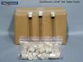 Glass Test Tube 32x200mm, Rounded/Rim+Corks, 50 each