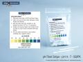 pH 4-7 Test Strips, Single Pad, 0.5 pH Steps, ~50/pk, Indigo