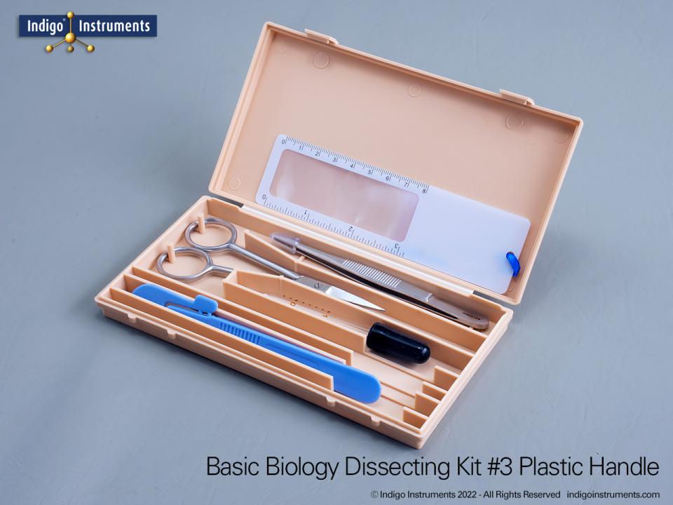 Basic Dissecting Kit w/Hard Case, #10 Blade/Plastic Handle