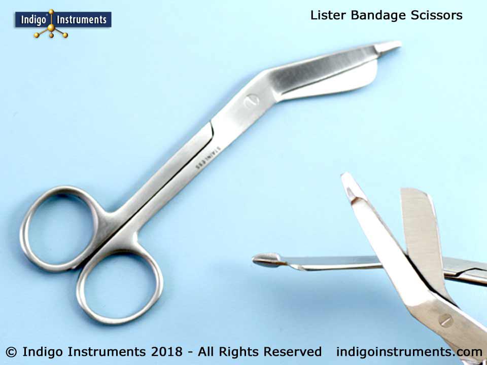 Best Bandage Scissors for Nurses, Satin Finish Stainless Steel, 5.5