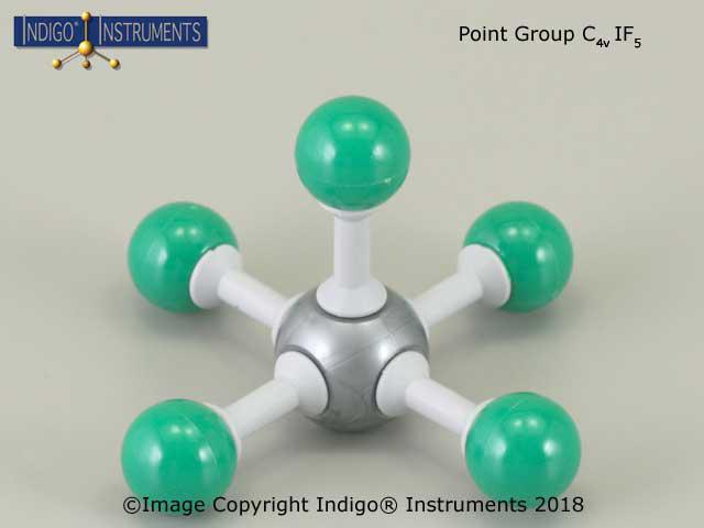 C4v Point Group IF5, Indigo Molecular Symmetry Model Set