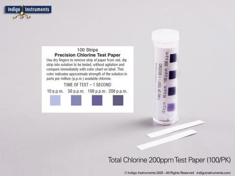 Color Chart For Chlorine Test