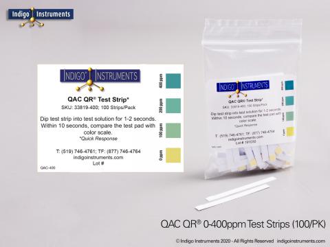 Restaurant Quat 400 Ppm 100 Pk