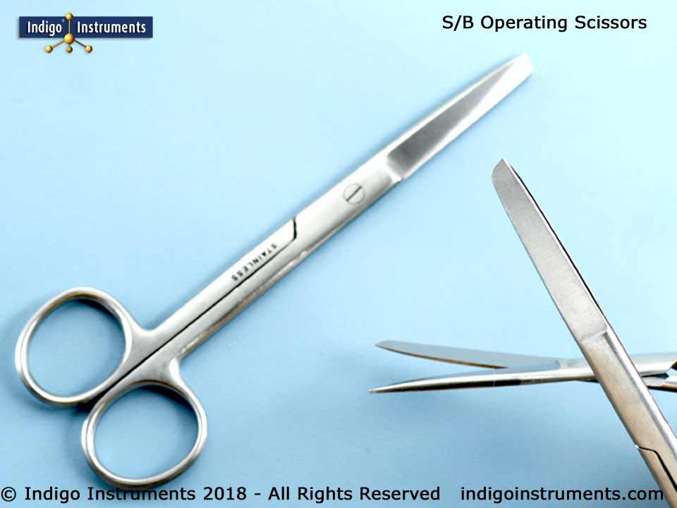 Operating Scissors, Sharp/Blunt Medical Stainless Steel