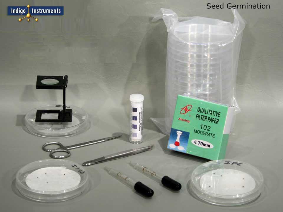 Petri Dish Method Seed Germination Kit w/Filter Paper, Pipette, Magnifier
